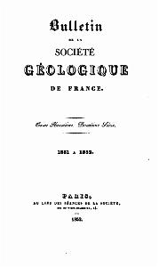 BULLETIN DE LA SOCIETE GEOLOGIQUE DE FRANCE 1852_000010